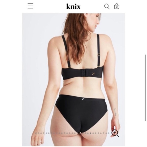 Knix Sz 7+ WingWoman Contour Bra in Black 36F 36G 38F 38G - Picture 2 of 15